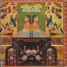 Ravi Shankar, Sitar & Orchestra uchun kontsert, 1971 AQSh LP.jpg