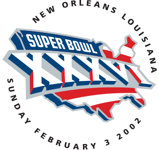 Super Bowl XXXVI 2002 National Football League championship game