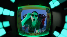 The music video for the song includes Young singing in front of an arcade game. When Can I See You Again%3F screenshot.png