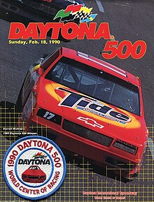 Couverture du programme Daytona 500 de 1990