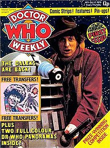 Front cover - Doctor Who Weekly No. 1. Doctor Who Weekly 1.jpg