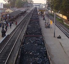 A coal laden goods train at Sambalpur Road