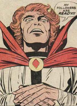 Glorious Godfrey as depicted in The Forever People #7 (March 1972). Art by Jack Kirby.