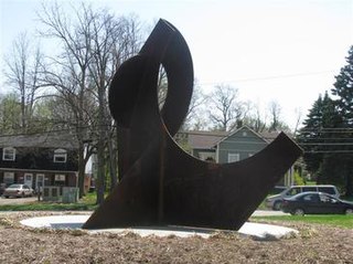 <i>Holistic Image VIII</i> Publica artwork sculpture in Danville, Indiana, U.S.