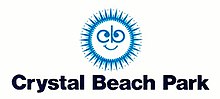 Ontario.jpg-dagi Kristal Bichdagi ishlamay qolgan Crystal Beach Park logotipi