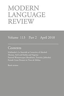 <i>Modern Language Review</i> journal