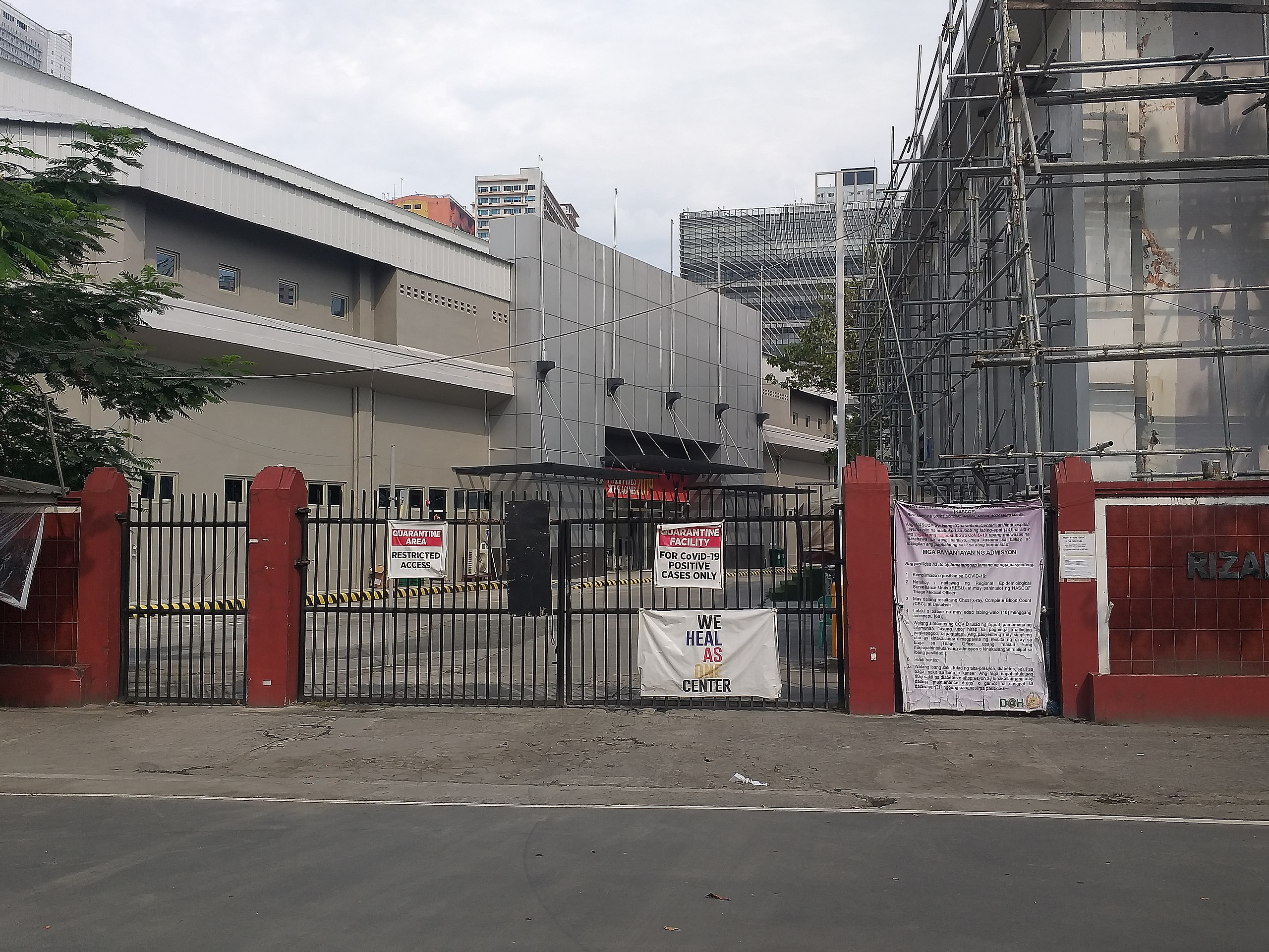 File Ninoy Aquino Stadium Covid 19 Quarantine Center Malate Manila 12 13 Jpg Wikipedia