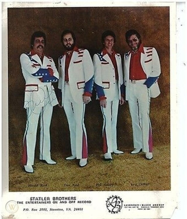 The Statler brothers. Once brothers