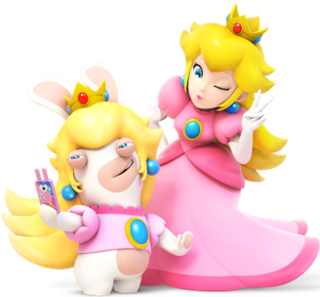 <span class="mw-page-title-main">Rabbid Peach</span> Video game character