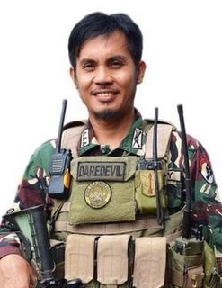 Rommel Sandoval Filipino military personnel