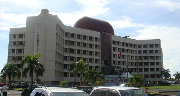 Government Building in the capital Apia housing administrative ministerial offices.