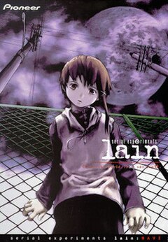 First North American DVD cover, featuring Lain Iwakura