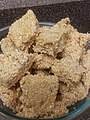 Til barfi and other sweet savories made of sesame are relished on makar sankranti, Indian festival