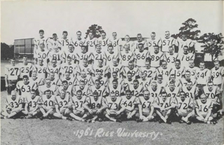 <span class="mw-page-title-main">1961 Rice Owls football team</span> American college football season