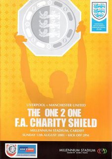 2001 FA Charity Shield Football match