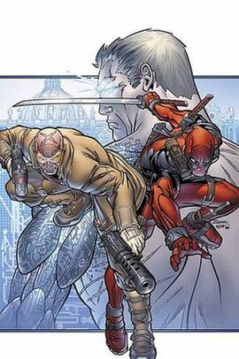 Zircher's cover for Marvel Comics' Cable & Deadpool #12 (April 2005)