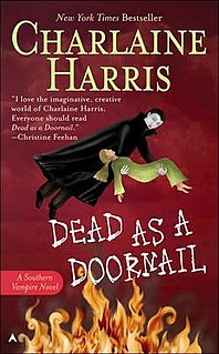 <i>Dead as a Doornail</i> Fifth book in Charlaine Harriss series The Southern Vampire Mysteries