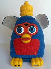 Vintage Furby Mcdonald's Toy, 1998, Plastic Furby, Mini Furby, Hot