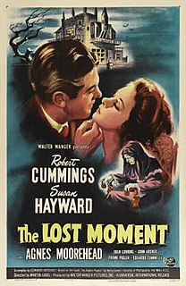 <i>The Lost Moment</i> 1947 film by Martin Gabel