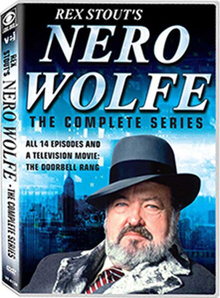 Cover of the Visual Entertainment, Inc., DVD release of Rex Stout's Nero Wolfe: The Complete Series (2017)