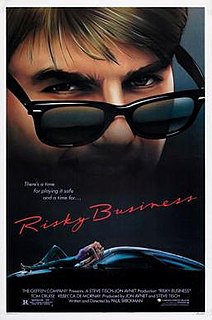 <i>Risky Business</i> 1983 film by Paul Brickman