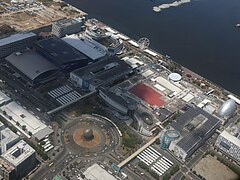 SM Mall of Asia Complex from air