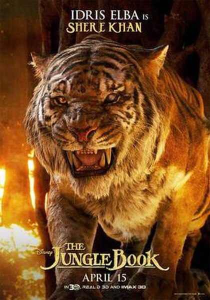 Shere Khan in promotional material for The Jungle Book (2016).