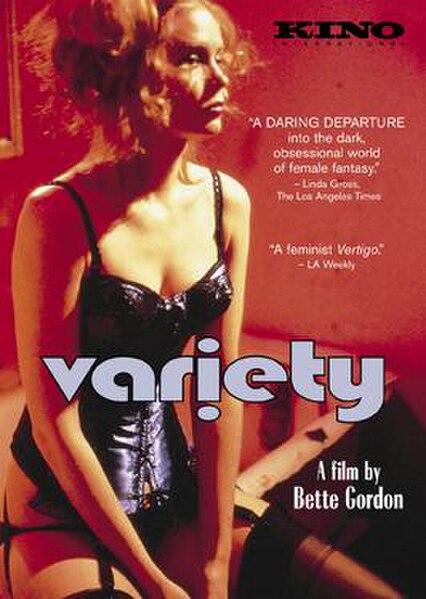Box cover art for Variety (Bette Gordon, 1983)
