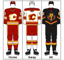 flames jerseys history