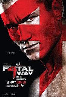 WWE Fatal 4-Way 2010 World Wrestling Entertainment pay-per-view event