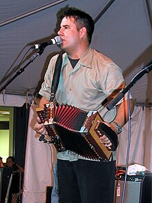 Kevin playing at the Lowell Festival in 2005 KevinNaquin.jpg