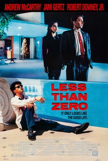 <i>Less than Zero</i> (film) 1987 American drama film