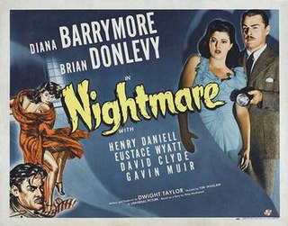 <i>Nightmare</i> (1942 film) 1942 American thriller film directed by Tim Whelan