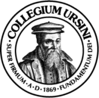 Ursinus College seal, featuring Zacharias Ursinus for whom the college was named