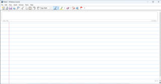 <span class="mw-page-title-main">Windows Journal</span> Windows notetaking application