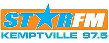 Original logo as Star FM 97.5 Kemptville 2012-2014 CKVV-FM Star FM 97.5 Kemptville, Ontario.jpg