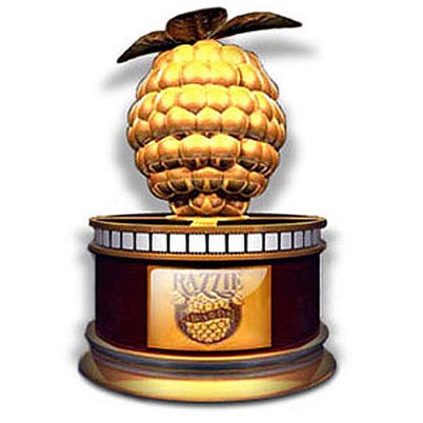 The Golden Raspberry Award statuette