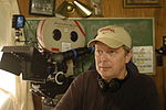 Russell on the set of ''[[Ladder 49]]'' in 2003