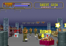 Arcade screenshot Line of fire gameplay.png