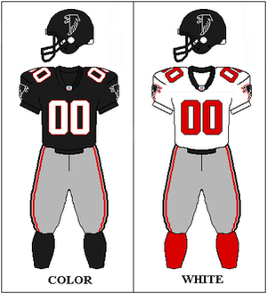 atlanta falcons home and away jerseys