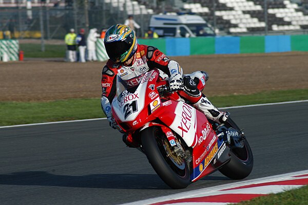 Troy Bayliss won the Superbike World Championship three times with Ducati