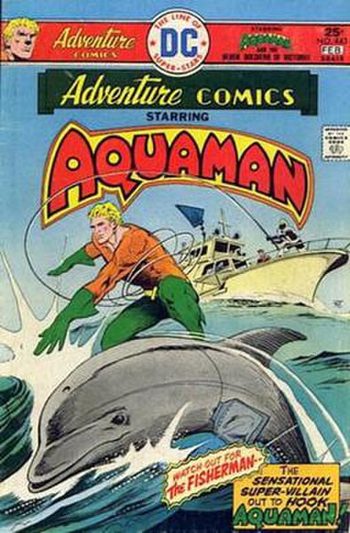 Aquaman in Adventure Comics #443 (January 1976), art by Jim Aparo