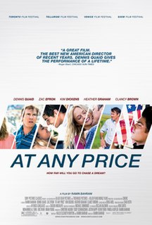 <i>At Any Price</i> 2012 film