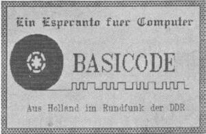 BASICODE's "Esperanto for computers" claim, from the East German publication radio fernsehen elektronik. Basicode.jpg