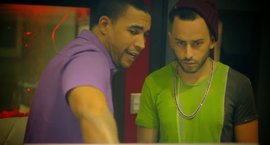 Don Omar and Yandel working on "Yo Soy De Aqui", 2013. Don Omar and Yandel.png