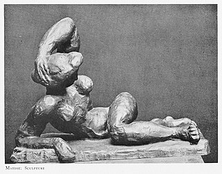 Henri Matisse, 1906–07, Nu couché, I (Reclining Nude, I), bronze, exhibited at Montross Gallery, New York, 1915