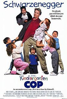 <i>Kindergarten Cop</i> 1990 action film directed by Ivan Reitman