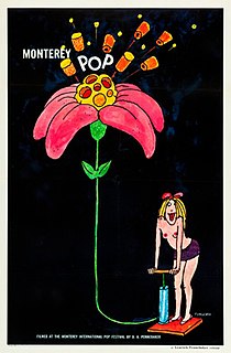<i>Monterey Pop</i> 1968 rockumentary directed by D. A. Pennebaker
