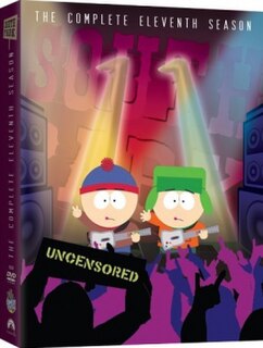 The eleventh season of South Park, an American animated television series created by Trey Parker and Matt Stone, began airing on March 7, 2007. The 11th season concluded after 14 episodes on November 14, 2007. 
This is the first season to have uncensored episodes available for DVD release. This is also the season featuring the three-part, Emmy Award-winning episode 