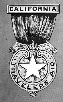 Travelers Aid Society of California Badge, 1915 TAS-Cal.jpg